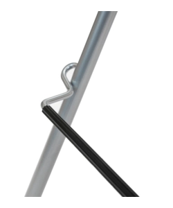 Sgabello pieghevole bellahome bianco 48,5x48x97 cm